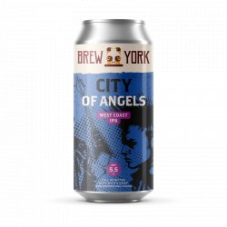 Brew York City Of Angels - West Coast IPA 5.5% 440ml - York Beer Shop