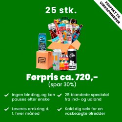 Ølredder abonnement 25 stk. - A Good Case