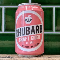 Pulp  Rhubarb Craft Cider - Dead Time Beers