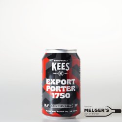 Kees – Export Porter 1750 33cl Blik - Melgers