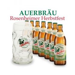 Auerbräu Rosenheimer Herbstfest Bierpaket mit Maßkrug - Biershop Bayern