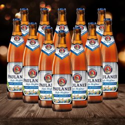 Paulaner Alcohol Free Weissbier 500ml Bottles - 0.0% ABV (12 Pack) - Beerhunter