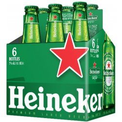 Heineken Lager 6 pack 12 oz. Bottle - Outback Liquors