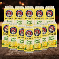 Paulaner Natur Lemon Radler 500ml Cans (12 Pack) - 2.5% ABV - Beerhunter