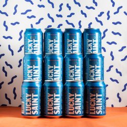 12x Lucky Saint  Alcohol-Free Lager  0.5% 330ml Cans - All Good Beer