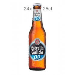 Cerveza Estrella Galicia Sin Alcohol 0,0. Caja de 24 botellas de 25cl. - Vinopremier