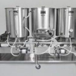 Planta Cervecera Blichmann  PILOT SYSTEM 1 BBL GAS HERMS.   Con Pasa Hombre y Tolva - Brewmasters México