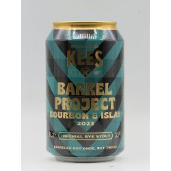 Brouwerij Kees - Barrel Project 2023 Bourbon & Islay (bbf 12-2026) - DeBierliefhebber