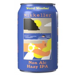 Mikkeller - Weird Weather Non-Alcoholic Hazy IPA 0.3% ABV 330ml Can - Martins Off Licence