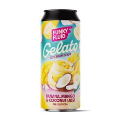 Funky Fluid Gelato: Banana, Mango & Coconut Lassi Funky Fluid Gelato: Banana, Mango & Coconut Lassi