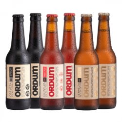 Ordum MIX LAGER, STOUT, RED ALE. Caxa de 6 botelles - Ordum