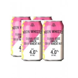 NOON WHISTLE GUAVA GOSE SMACK SOUR WHEAT ALE 12oz 4PK CANS - Schaefer’s