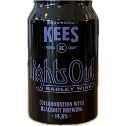 Brouwerij Kees Kees x Blackout Lights Out 330ml - Bierwinkelier