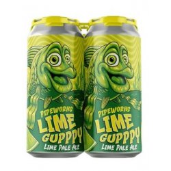 PIPEWORKS LIME GUPPY PALE ALE 16oz 4PK CAN - Schaefer’s