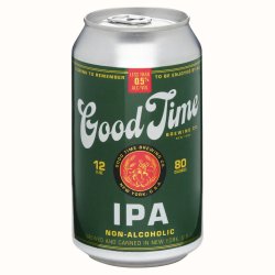 Good Time Brewing Co. — IPA, Non-Alcoholic, 6-Pack cans - Minus Moonshine