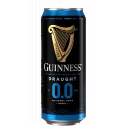 Guinness Draught 0.0 Sin Alcohol lata - Bodecall