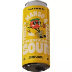 Mango & Peach Cheesecake Sour - Play Brew Co - Candid Beer