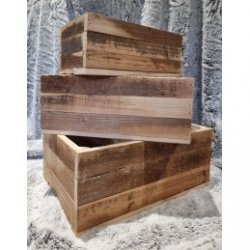 CAISSE BOIS style palette TXL (33X23X13.5) VT - Caves Saint Poloises