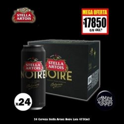 MEGA OFERTA - Stella Noire Lata 473Cm3 x24 - Almacén de Cervezas