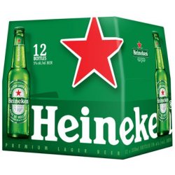 Heineken Lager 12 pack 12 oz. Bottle - Petite Cellars