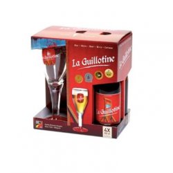 La Guillotine Gift Pack 4X330cl And Glass - The Crú - The Beer Club