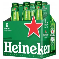 Heineken Lager 6 pack 12 oz. Bottle - Petite Cellars