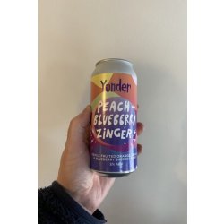 Yonder Brewing and Blending Peach & Blueberry Zinger Sour - Heaton Hops