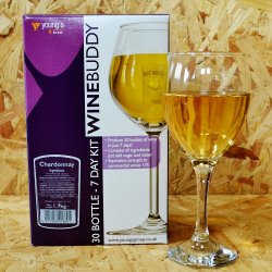 WineBuddy - Chardonnay Wine Kit - 7 Day - 30 Bottles - Brewbitz Homebrew Shop