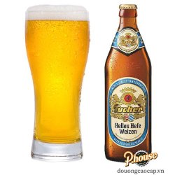 Bia Tucher Helles Hefeweizen 5.2%  Chai 500ml – Thùng 20 Chai - PHouse – Đồ Uống Cao Cấp