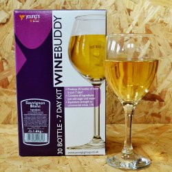 WineBuddy - Sauvignon Blanc Wine Kit - 7 Day - 30 Bottles - Brewbitz Homebrew Shop