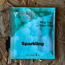 Sparkling Wine & Champagne Yeast - 5g - Youngs - Brewbitz Homebrew Shop