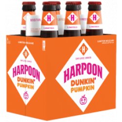 Harpoon Dunkin Pumpkin Coffee Porter 12oz 6pk Btl - Luekens Wine & Spirits