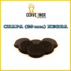 Chapa (29 mm) Negro - Cervezinox