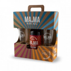 Confezione regalo  3x Birra MA.MA. 75 cl. + 6x Bicchiere Birra Ma.Ma. - Birra Flea