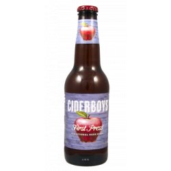 Ciderboys First Press Traditional Cider 12oz 6pk Btl - Luekens Wine & Spirits