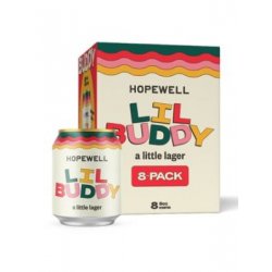 HOPEWELL LIL BUDDY LAGER 8oz 8PK CANS - Schaefer’s