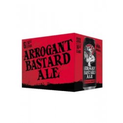 STONE ARROGANT BASTARD ALE 16oz 6PK CANS - Schaefer’s