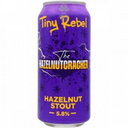 Tiny Rebel Brewing Co – The Hazelnut Cracker - Rebel Beer Cans