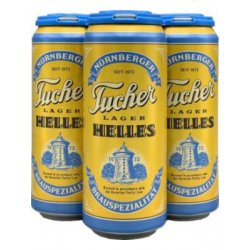 TUCHER HELLES LAGER 16oz 4PK CANS - Schaefer’s