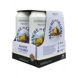 UNIBROUE BLANCHE DE CHAMBLY BELGIAN WITTE 16oz 4PK CANS - Schaefer’s