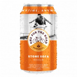 One for the Road Brewery Stone Sofa Kolsch