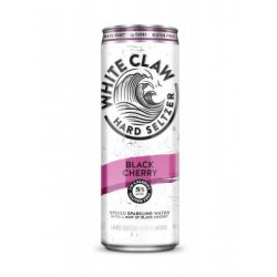 WHITE CLAW BLACK CHERRY HARD SELTZER 19.2oz SINGLE CAN - Schaefer’s