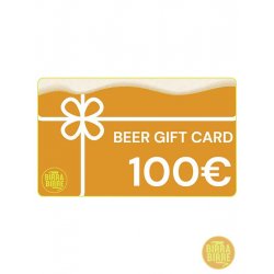 Beer gift card 100 € - Birra e Birre