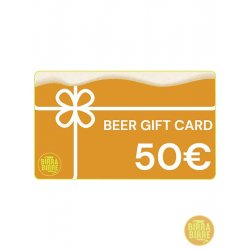 Beer gift card 50 € - Birra e Birre