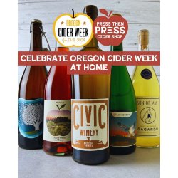 Oregon Cider Week - Cider Tasting at Home Variety Pack (4 Options) - Press Then Press