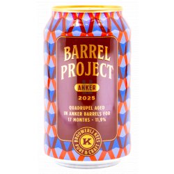 Brouwerij Kees Barrel Project 2025 Quadrupel Aged In Het Anker Barrels