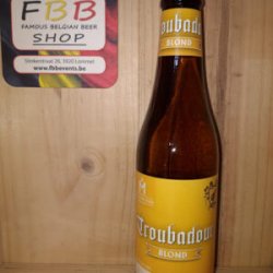 Troubadour blond - Famous Belgian Beer