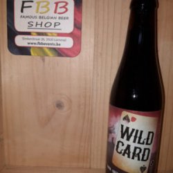 Wild card sour raspberry dark blend - Famous Belgian Beer