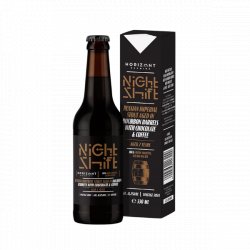 HORIZONT Brewing Night Shift Vintage 2024 - Russian Imperial Stout Aged in Bourbon Barrels with Chocolate & Coffee HORIZONT Brewing Night Shift Vintage 2024 - Russian Imperial Stout Aged in Bourbon Barrels with Chocolate & Coffee