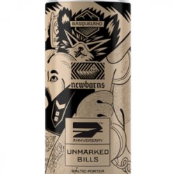 BASQUELAND BREWING  UNMARKED BILLS (Lata 44 cl.) - Lusitania Compañía del Lúpulo